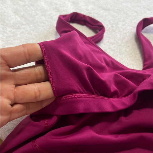 lululemon athletica Deep Magenta Supportive Sports Bra Tank - Picture 3 of 4